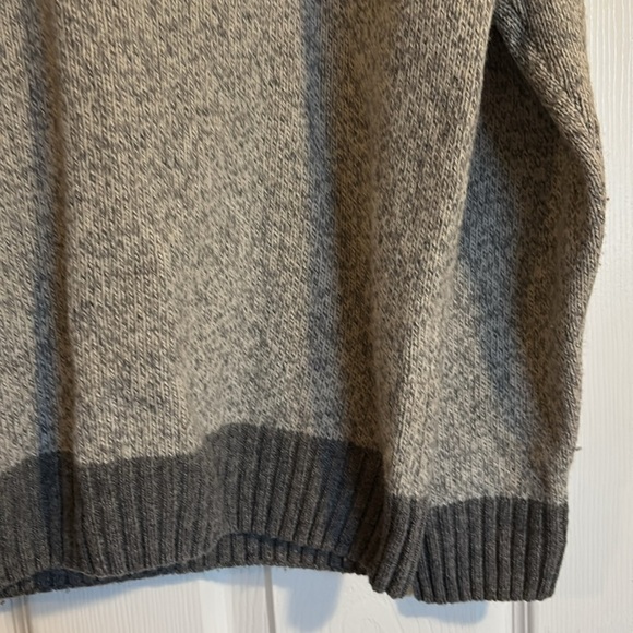 Daniele Blasi men’s gray quarter zip wool blend sweater size medium - Picture 5 of 9